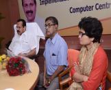 Visit of Honorable Minister to Computer Centre
